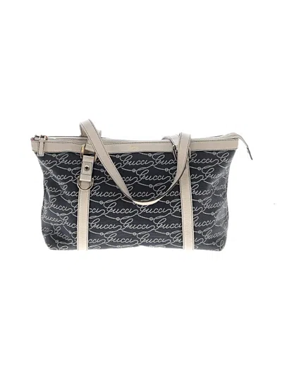 Pre-owned Gucci Tote Bag In Blue
