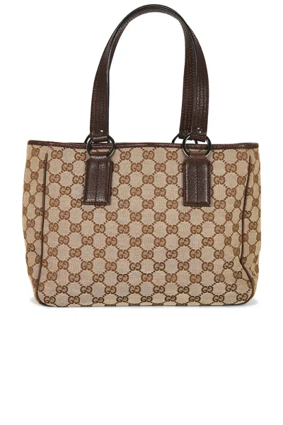 Pre-owned Gucci Tote Bag In Brown