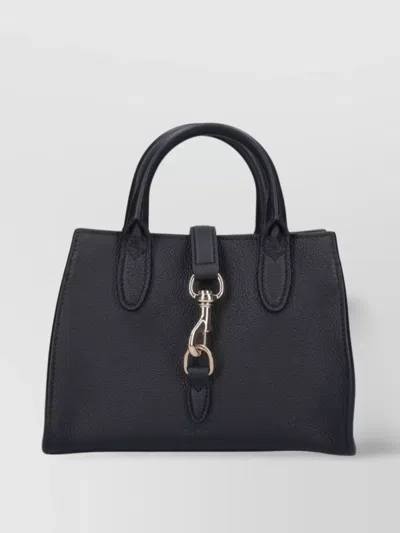 Gucci Tote Bag Structured Detachable Strap In Black