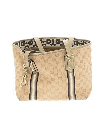 Pre-owned Gucci Tote Bag In Tan