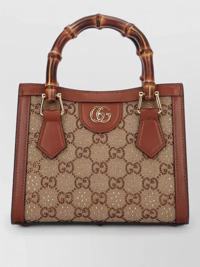 Gucci Tote Bag Two Removable Bands Shoulder In Brown