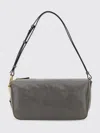 Gucci Shoulder Bag In Smooth Leather In Gray