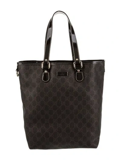 Pre-owned Gucci Tote In Brown