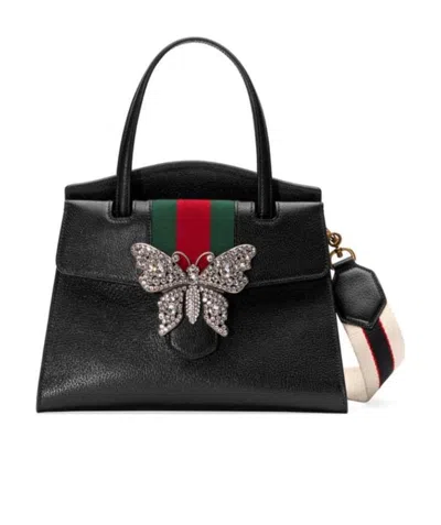 Gucci Totem Series Medium Handbag In Black