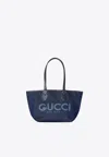 Gucci Totissima Denim Reversible Tote Bag