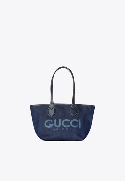 Gucci Totissima Denim Reversible Tote Bag