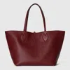 Gucci Totissima Medium Reversible Tote Bag In Bordeaux