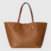 Gucci Totissima Medium Reversible Tote Bag In Brown