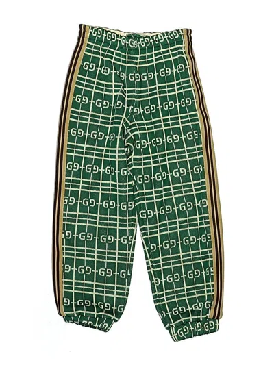 Pre-owned Gucci Kids' Track Pants In Green