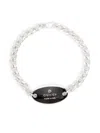 GUCCI TRADEMARK ARMBAND AUS STERLINGSILBER