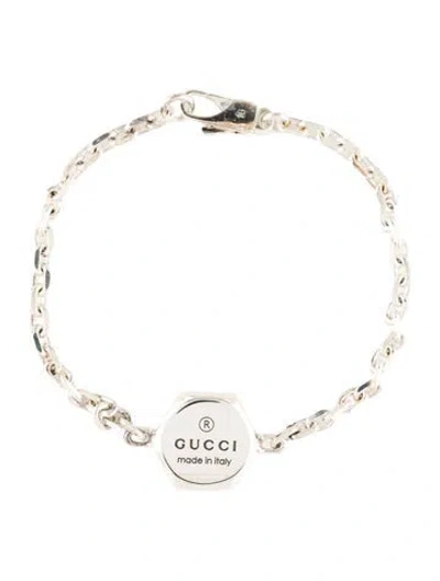 Pre-owned Gucci Trademark Bracelet, 6.25" In Multi