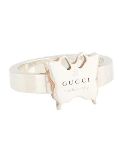 Pre-owned Gucci Trademark Butterfly Ring In Multi