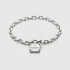 Gucci Trademark Chain Bracelet With Padlock In Undefined
