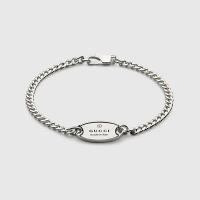 Gucci Trademark Chain Bracelet With Tag In Undefined