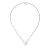Gucci Trademark Chain Pendant Necklace - Ybb796363001 In Silver Tone