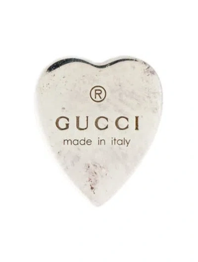Pre-owned Gucci Trademark Heart Single Stud Earring In Multi