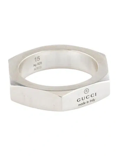 Pre-owned Gucci Trademark Hexagon Ring In Multi