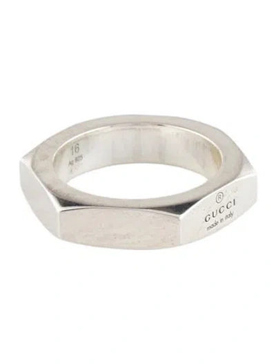 Pre-owned Gucci Trademark Hexagon Ring In Multi