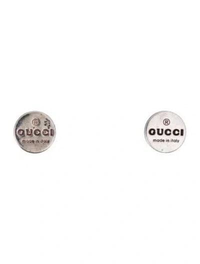 Pre-owned Gucci Trademark Round Stud Earrings In Multi