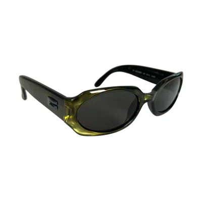 Pre-owned Gucci Translucent Sunglasses In Green