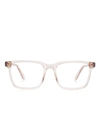 Gucci Transparent-frame Glasses In 褐色