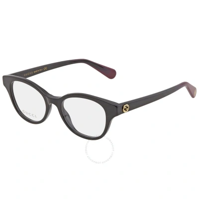 Gucci Transparent Oval Ladies Eyeglasses Gg0924o 003 49 In N/a