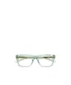 GUCCI TRANSPARENT SQUARE-FRAME GLASSES