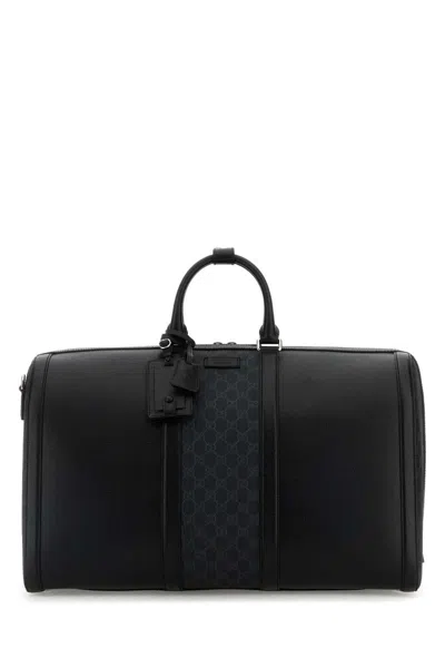 Gucci Versatile Travel Bag Detachable Strap In Black