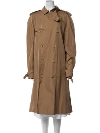Pre-owned Gucci Trench Coat In Neutral