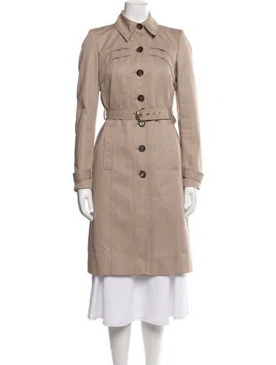 Pre-owned Gucci Trench Coat In Neutral