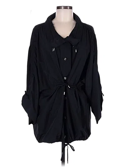 Pre-owned Gucci Trenchcoat In Black