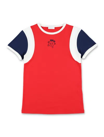 Gucci Trendy Mini T-shirt For Boys In Red