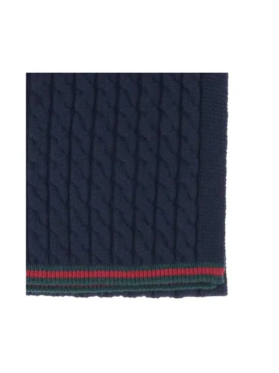 Gucci Tresy Scarf In Blue