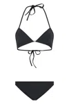 Gucci Triangle Silhouette Bikini In Black