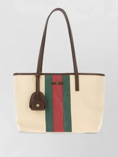 Gucci Tribeca Canvas Small Tote Bag Striped In Multi