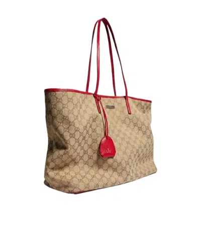Gucci Tribeca Large Tote Bag In Brown