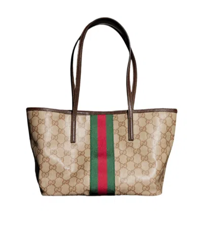 Gucci Tribeca Small Tote Bag In Brown
