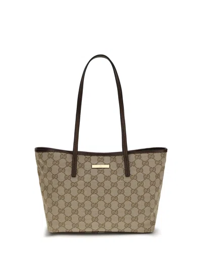 Gucci Tribeca Tote Bag In Beige