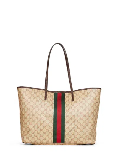 Gucci Tribeca Tote Bag In Beige