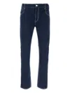 Gucci Denim Jeans With Back Pockets And Belt Loops In Blue