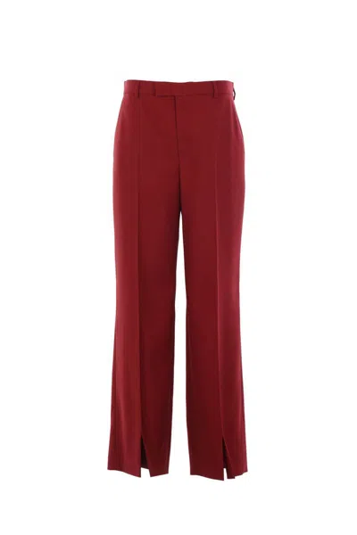 Gucci Trousers In Red