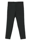 Gucci Straight Checked Trousers With Pockets And Loops In Black