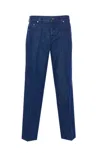 Gucci Women Straight Cut Denim Jeans In Blue