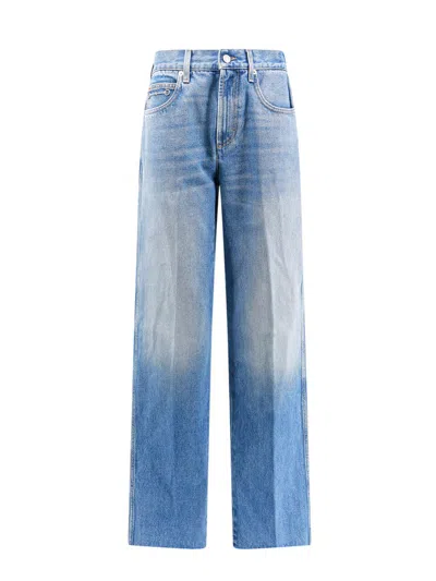 Gucci Trousers In Blue/mix