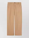 Gucci Embroidered-logo Straight Trousers