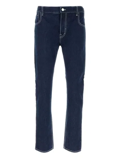 Gucci Trousers In Dark Blue/light Blue
