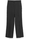 Gucci Wool Pant With Front Pleats And Side Slits