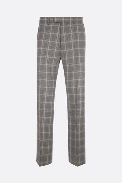 Gucci Trousers In Grey+black+mc