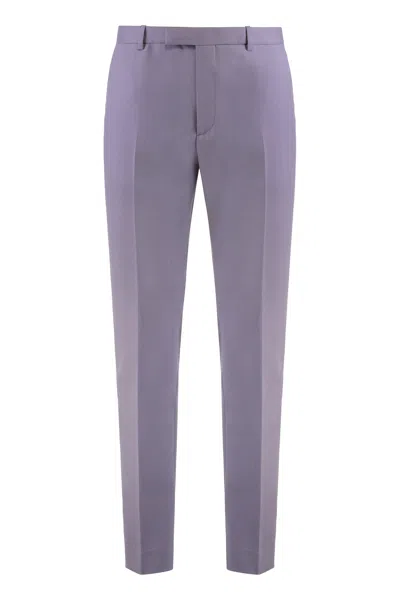 GUCCI GUCCI TROUSERS IN DRY WOOL GABARDINE