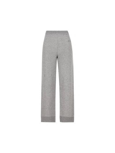 Gucci Trousers In Medium Grey/mix